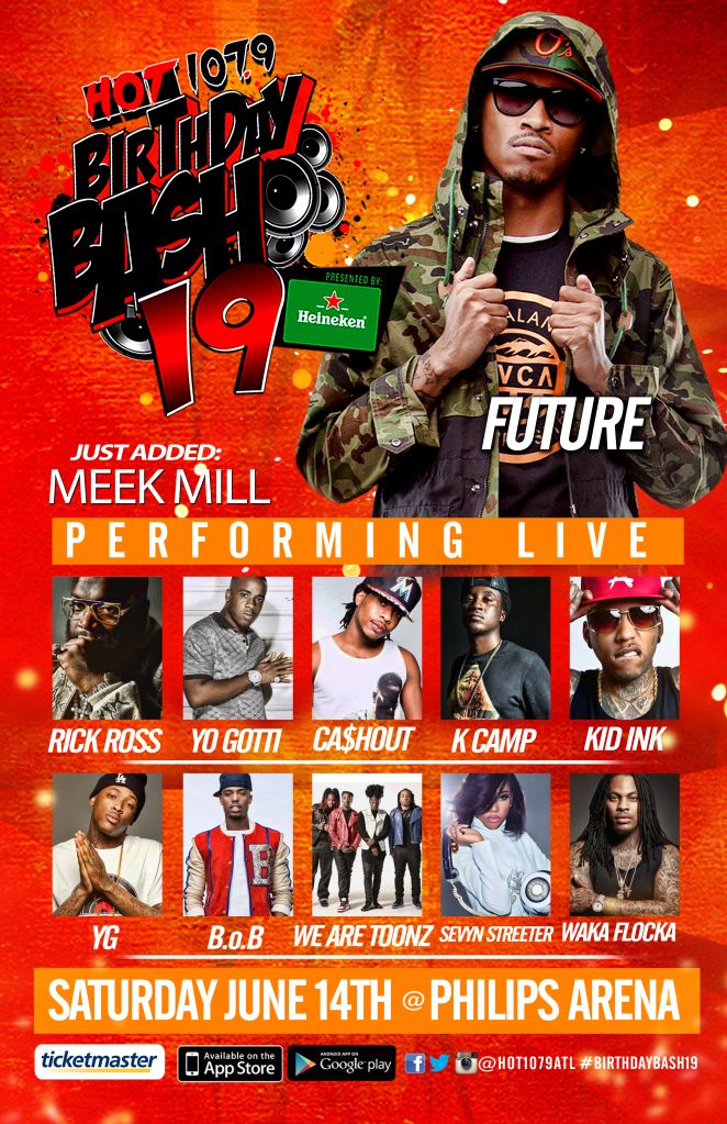birthday bash hot 1079 poster