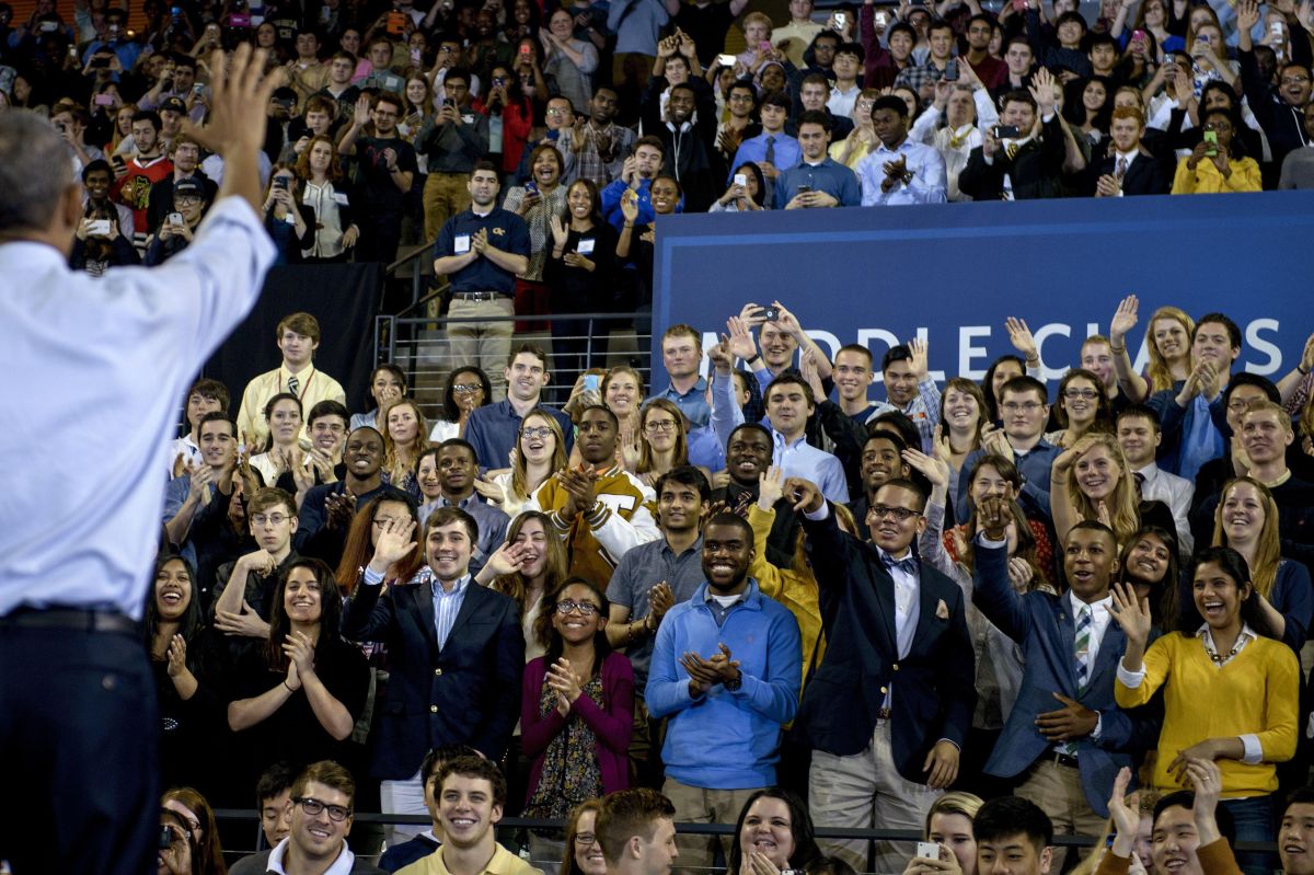 President Obama Speaks at Georgia Tech