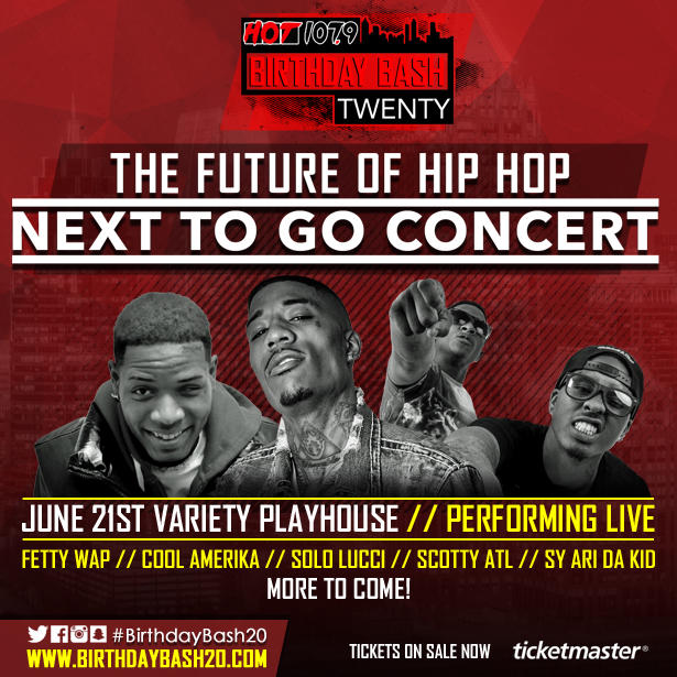 Hot 107.9 #BirthdayBash20 Next to Go