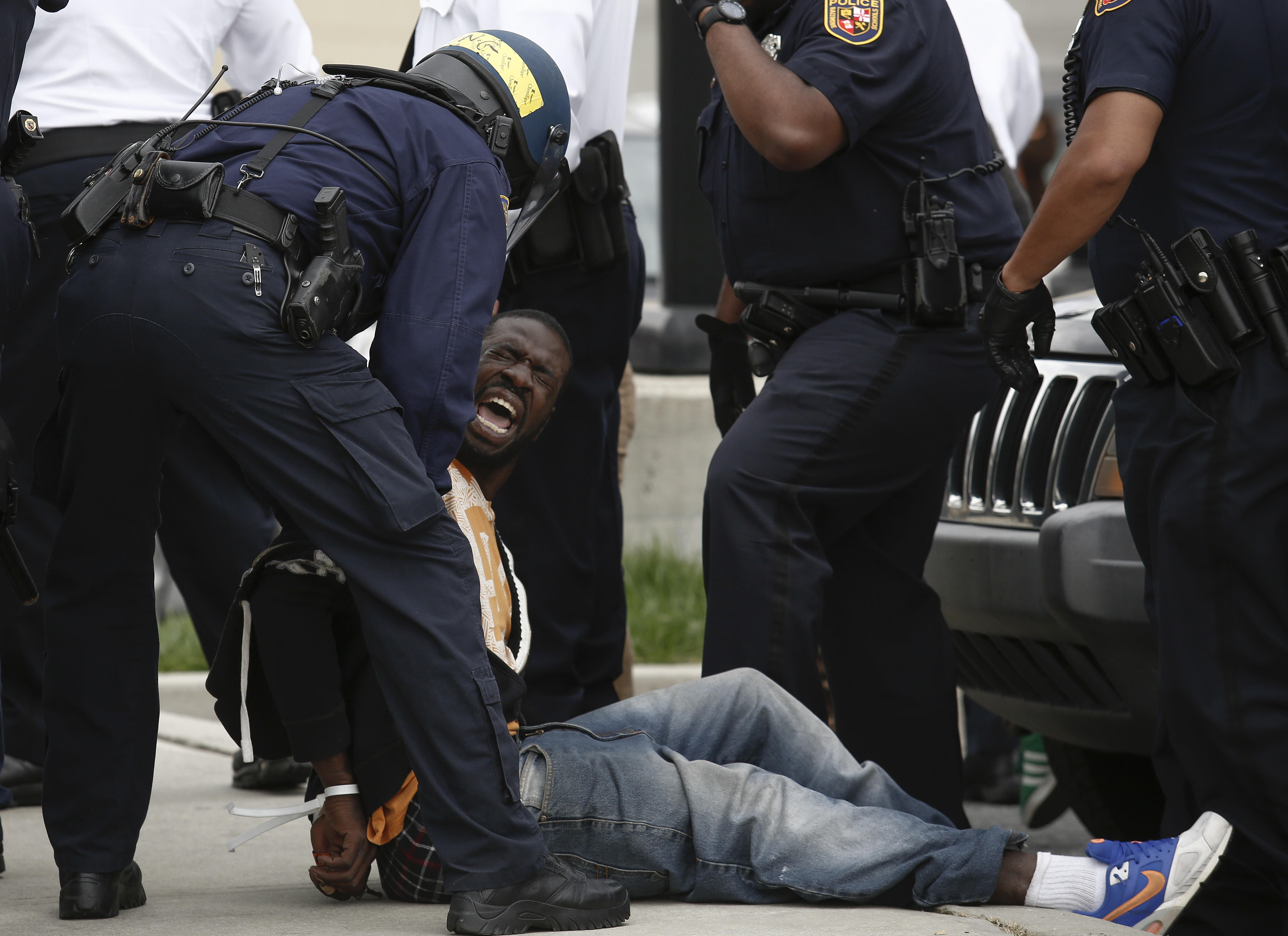 Protests in Baltimore After Funeral Held For Baltimore Man Who Died While In Police Custody