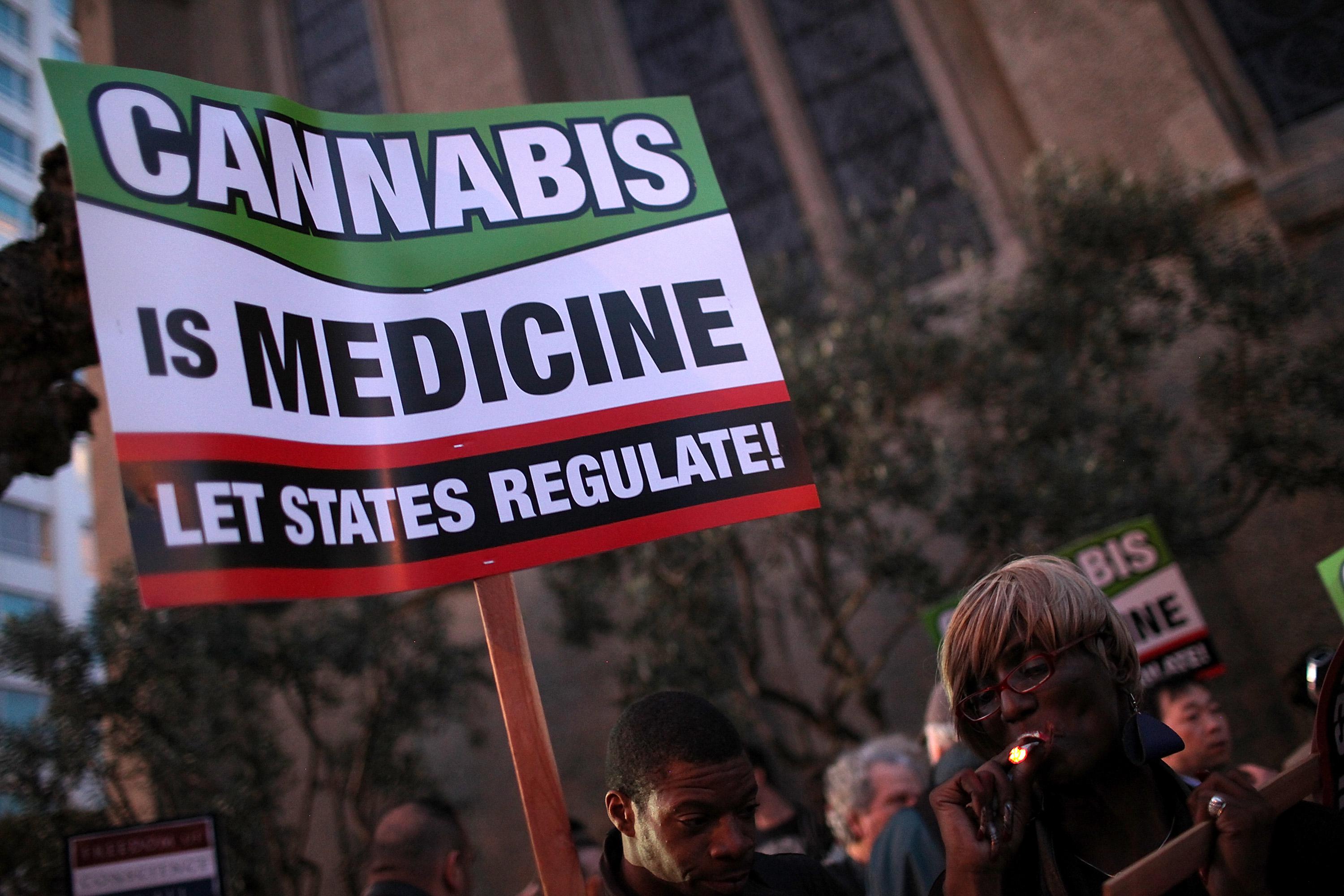 Activists Ptotest Crackdown On Medical Marijuana In San Francisco