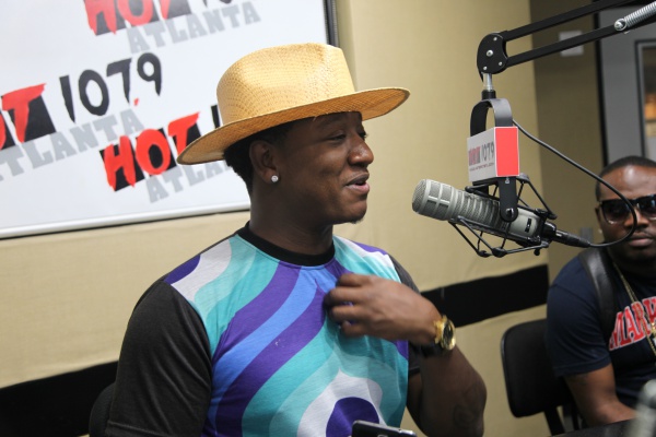 Yung Joc in Hot 107.9 Atlanta studio
