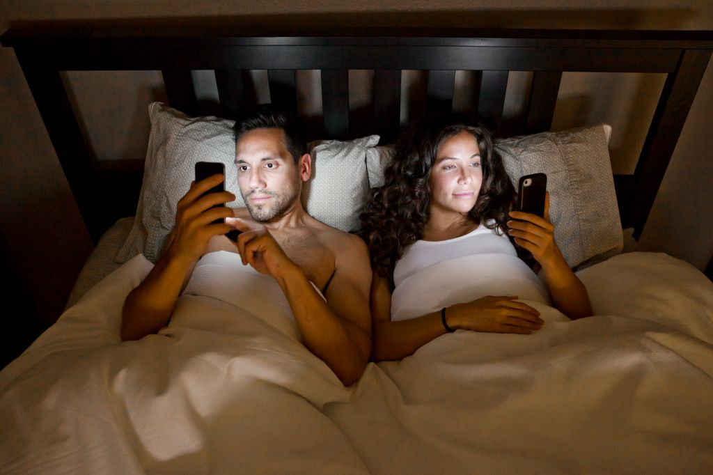 Phones in Bed