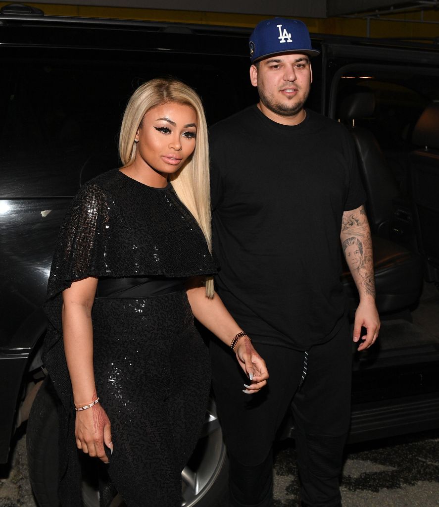 Blac Chyna & Rob Kardashian Visit Onyx Nightclub