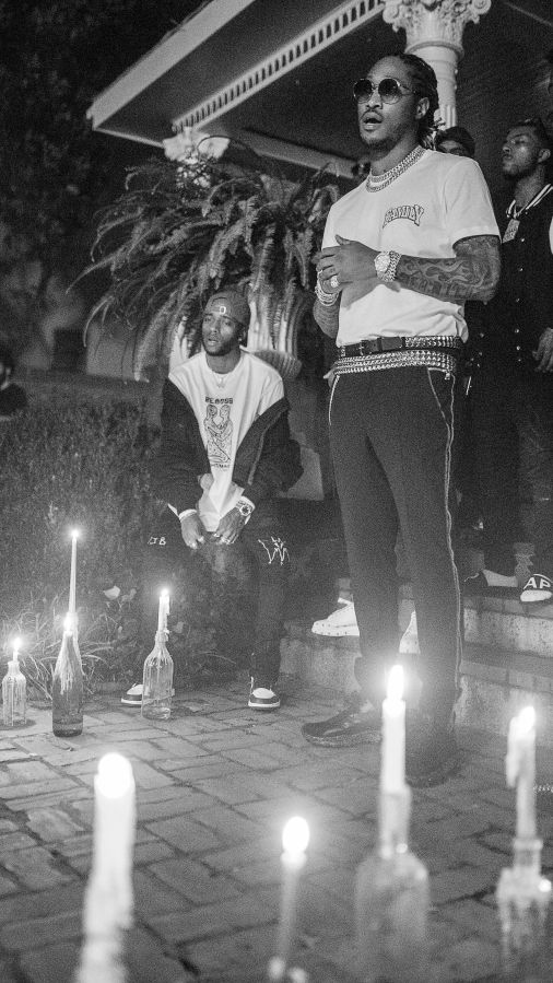 6lack & Future on the Set Of East Atlanta Love Letter Music Video