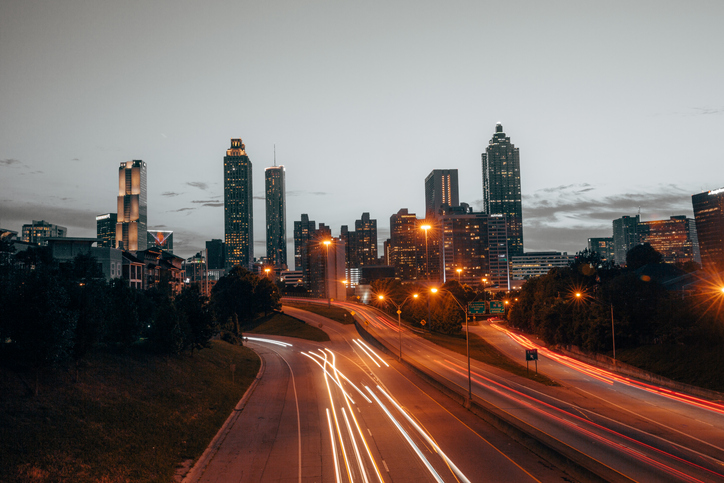 Atlanta Skyline at Sunset