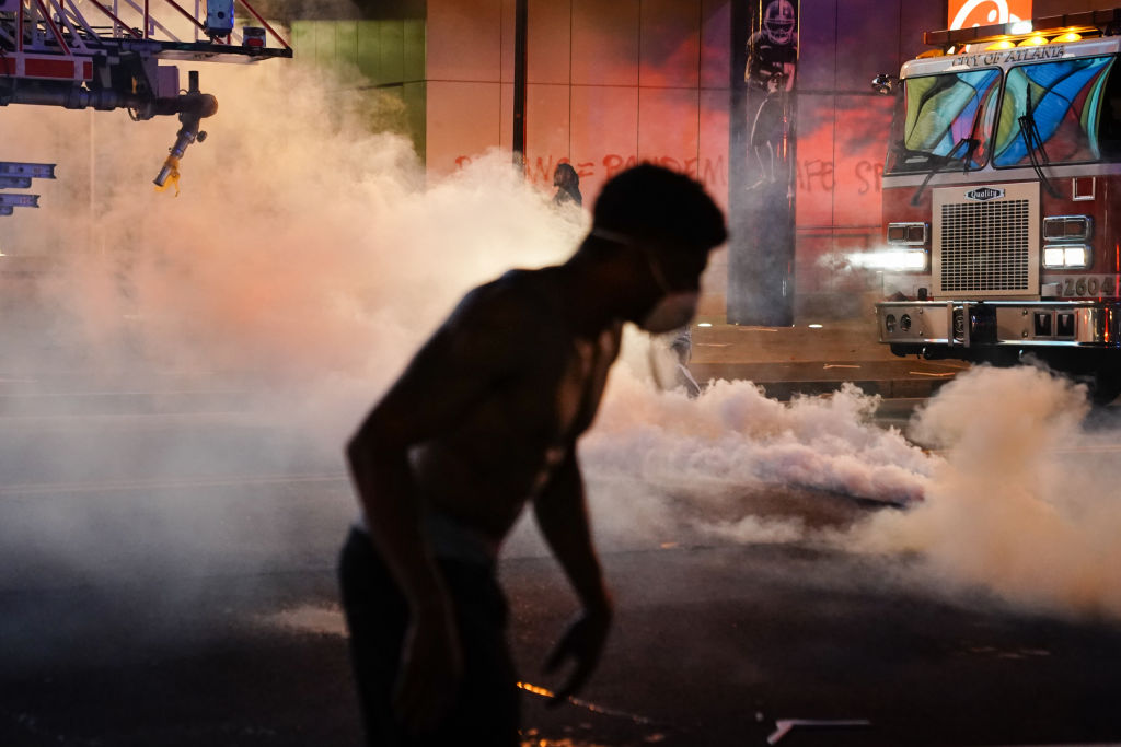Atlanta Protest Held In Response To Police Custody Death Of Minneapolis Man George Floyd