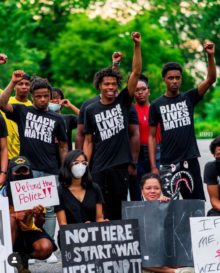 Lil Baby Protesting With The People