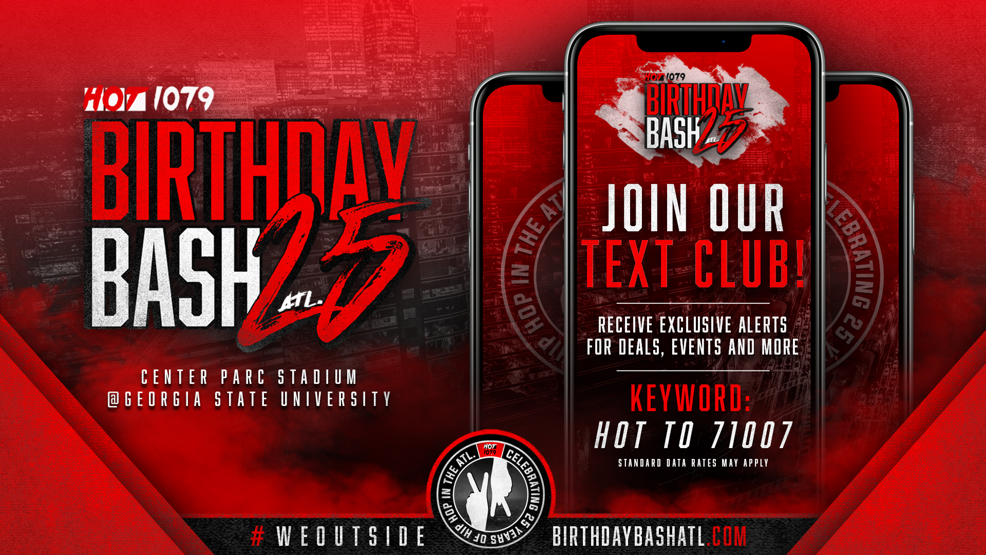 Birthday Bash text