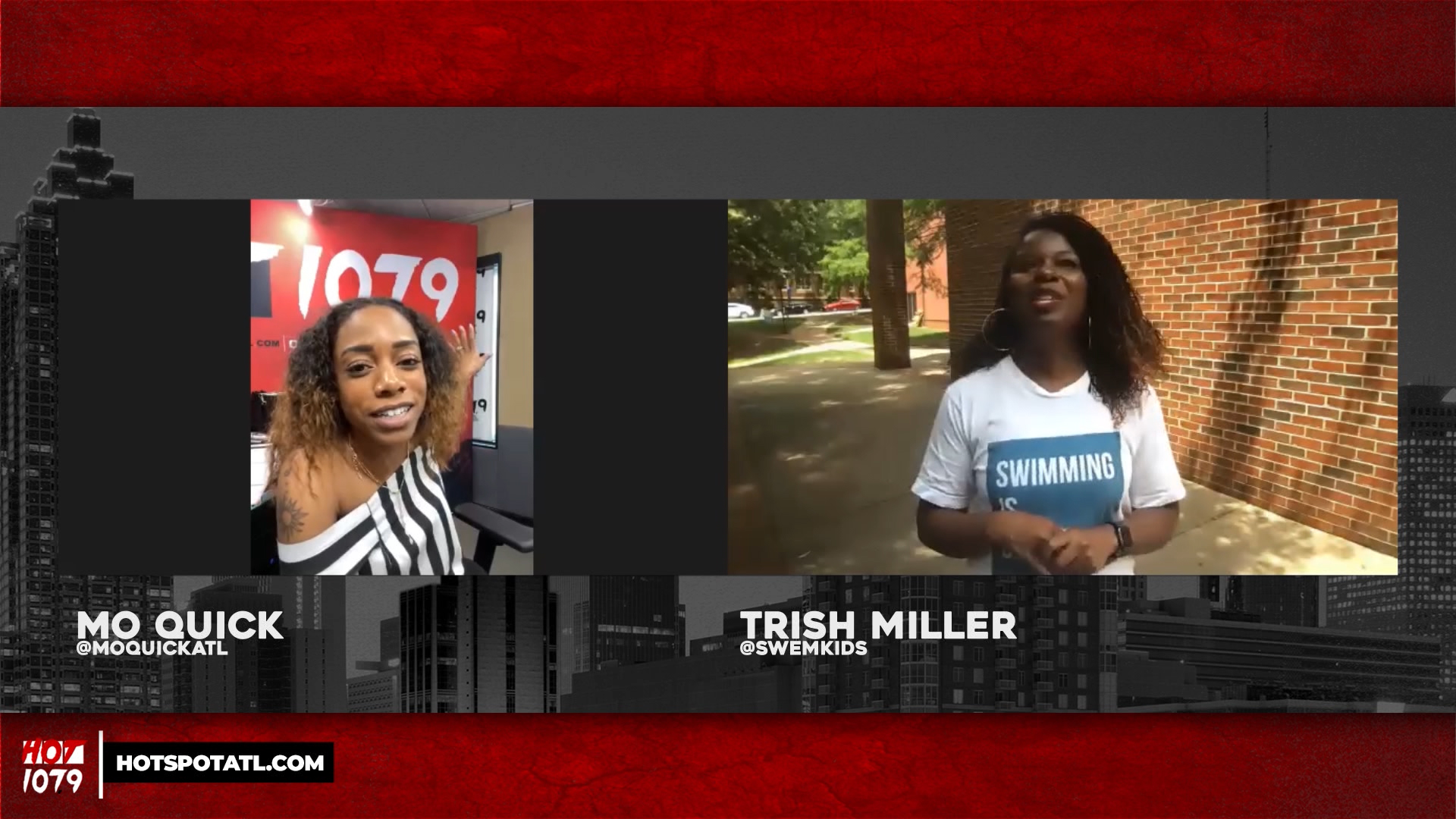 Trish Miller of SwemKids with Mo Quick