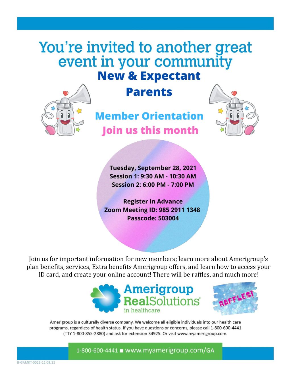 Amerigroup New and expectant parents Member Orientation