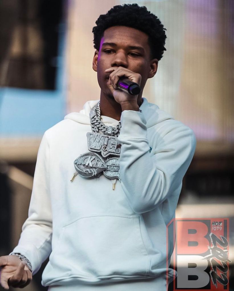 Nardo Wick performing at Birthday Bash ATL 2022