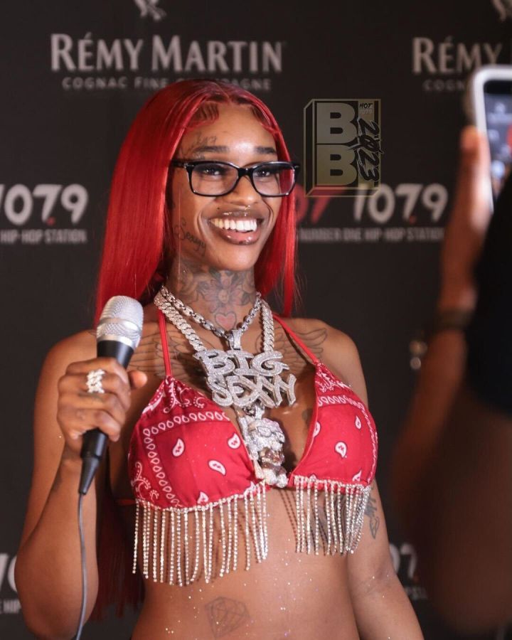 Sexyy Red Backstage at Birthday Bash ATL 2023