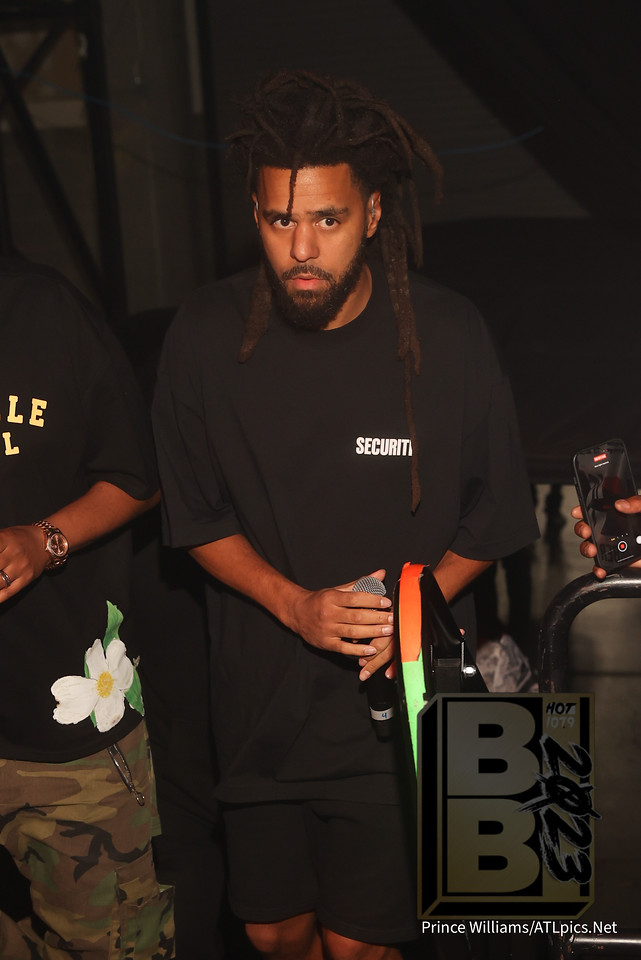 J. Cole Backstage at Birthday Bash ATL 2023