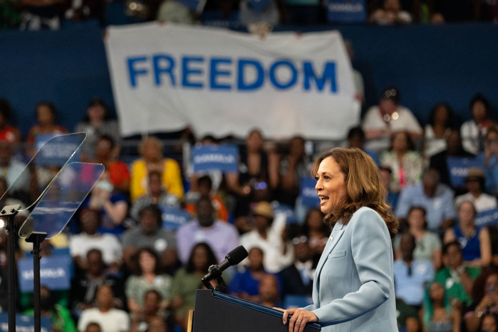 Kamala Harris Holds Campaign Rally In Atlanta