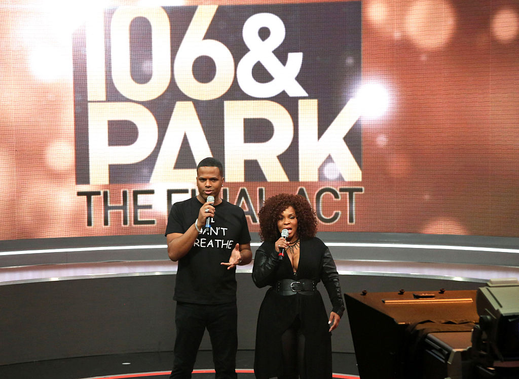 Keyshia Cole Visits The BET "106 & Park" Finale