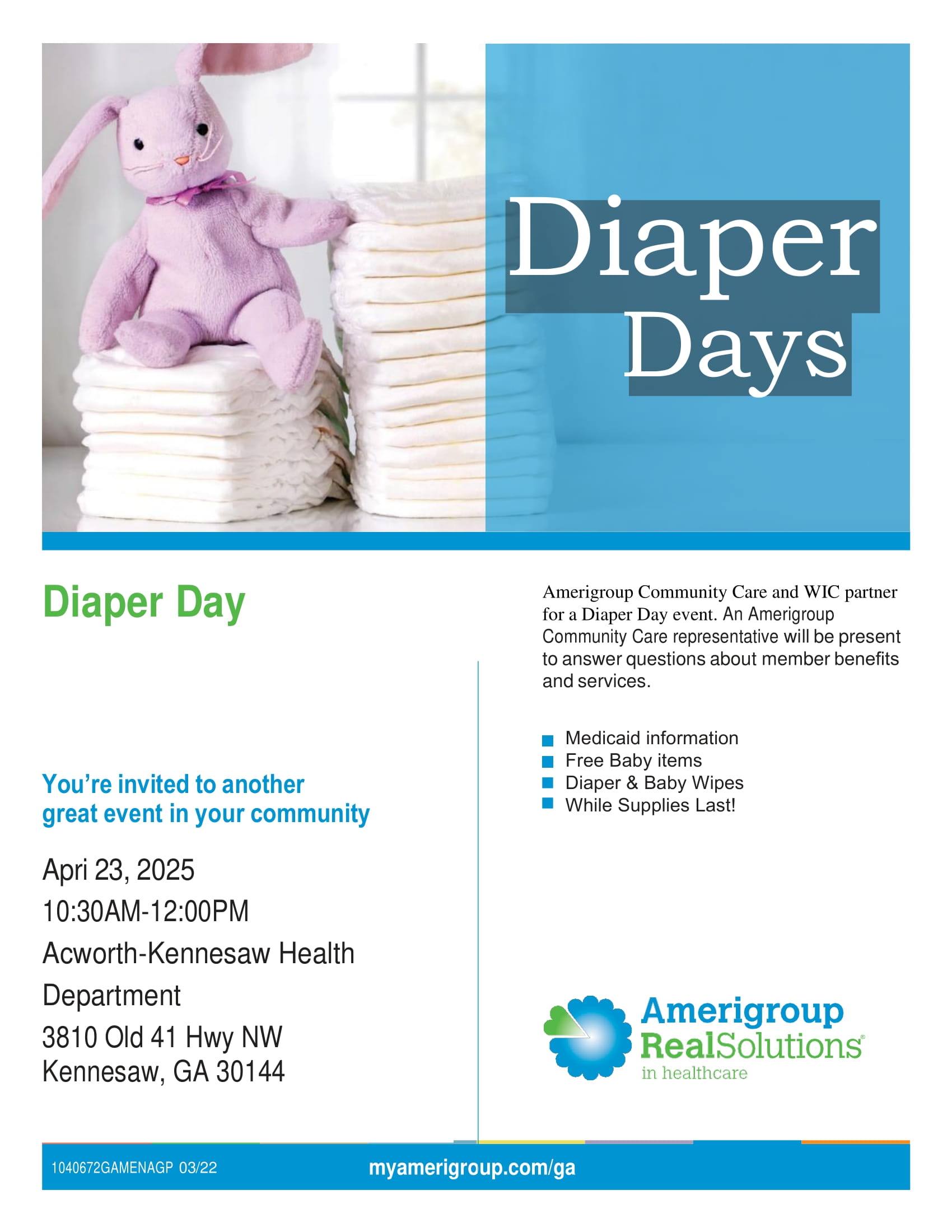 Amerigroup April 2025 Events