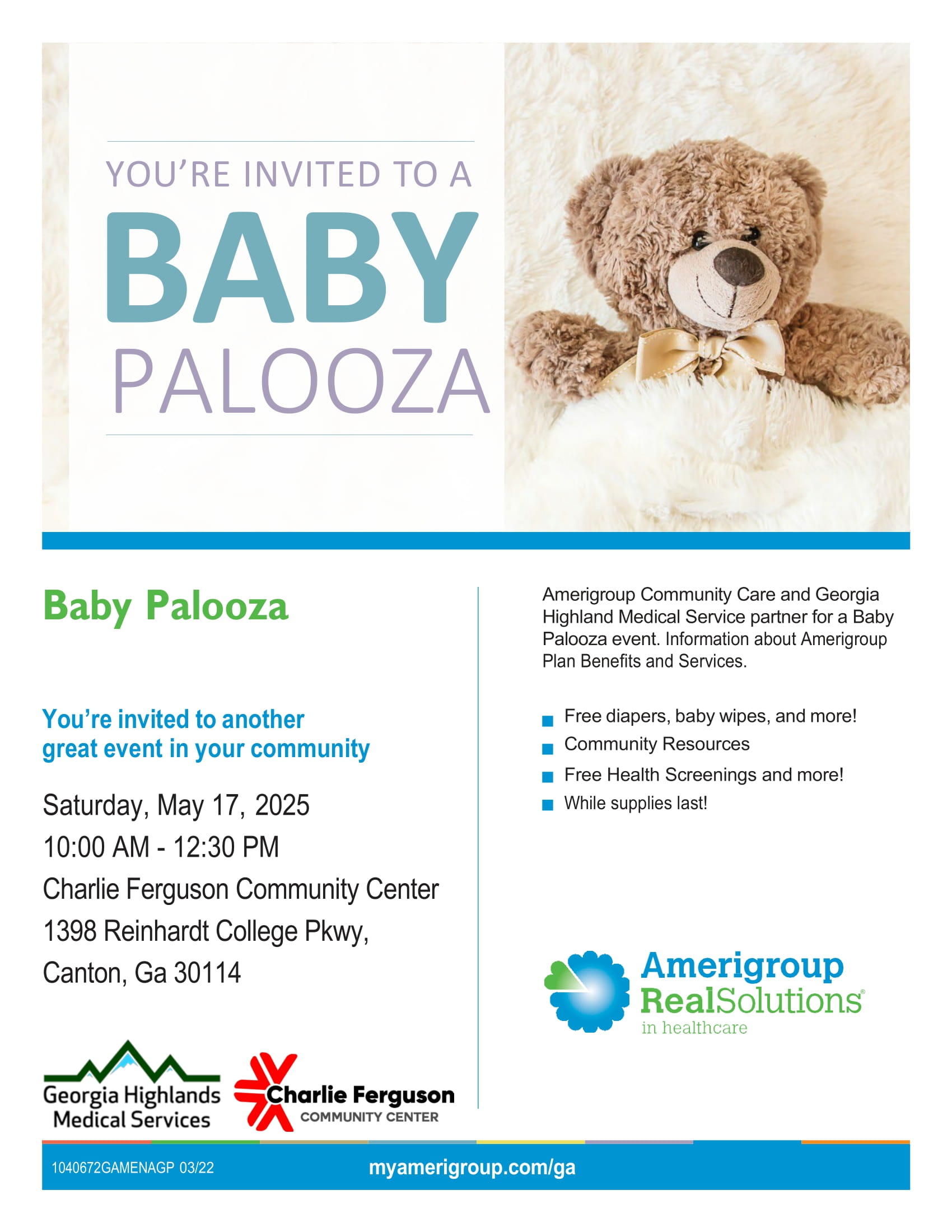 Amerigroup Community Care May 2025 Events