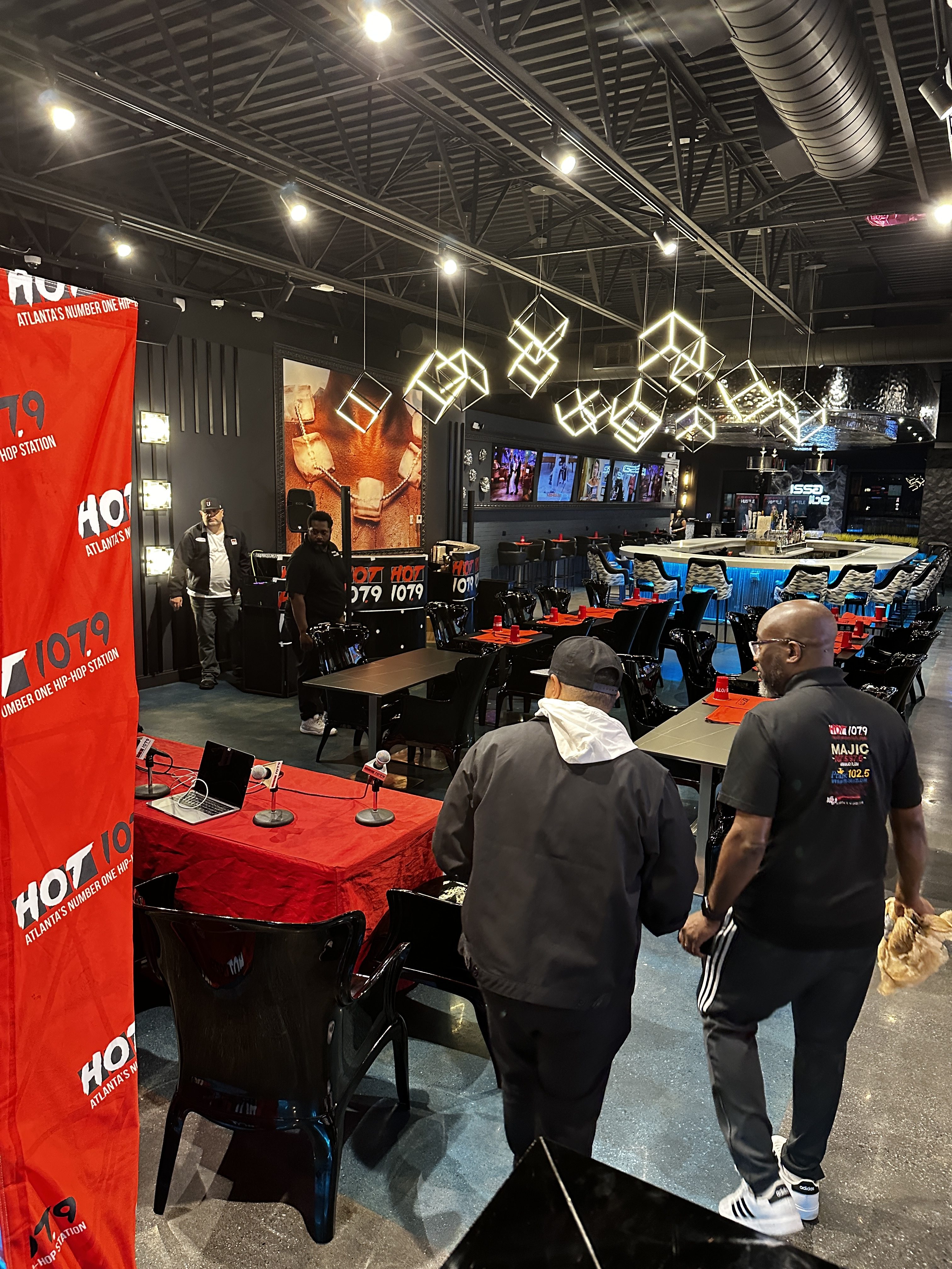 Hot 107.9 & The Morning Hustle At Harolds Chicken and Ice Bar - Panola